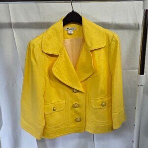 Nvgard size 14 yellow linen jacket